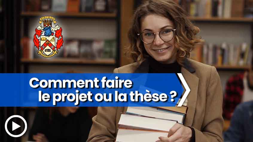 Comment faire le projet ou la thèse?